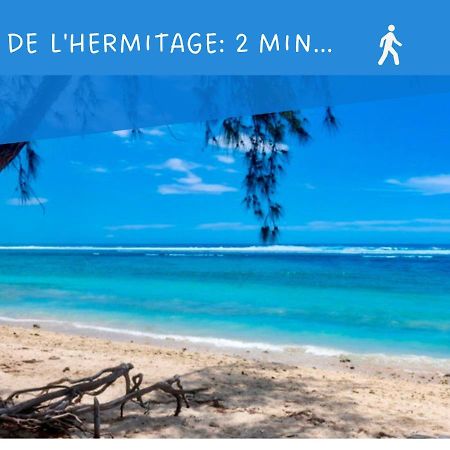 Filaos L'Hermitage - Appartement T3 En Bord De Plage מראה חיצוני תמונה