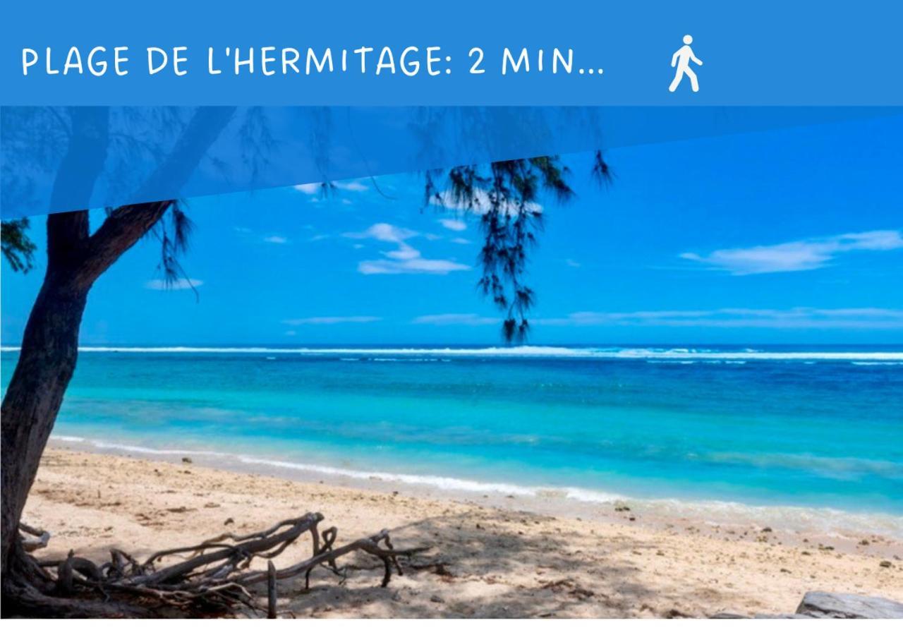 Filaos L'Hermitage - Appartement T3 En Bord De Plage מראה חיצוני תמונה